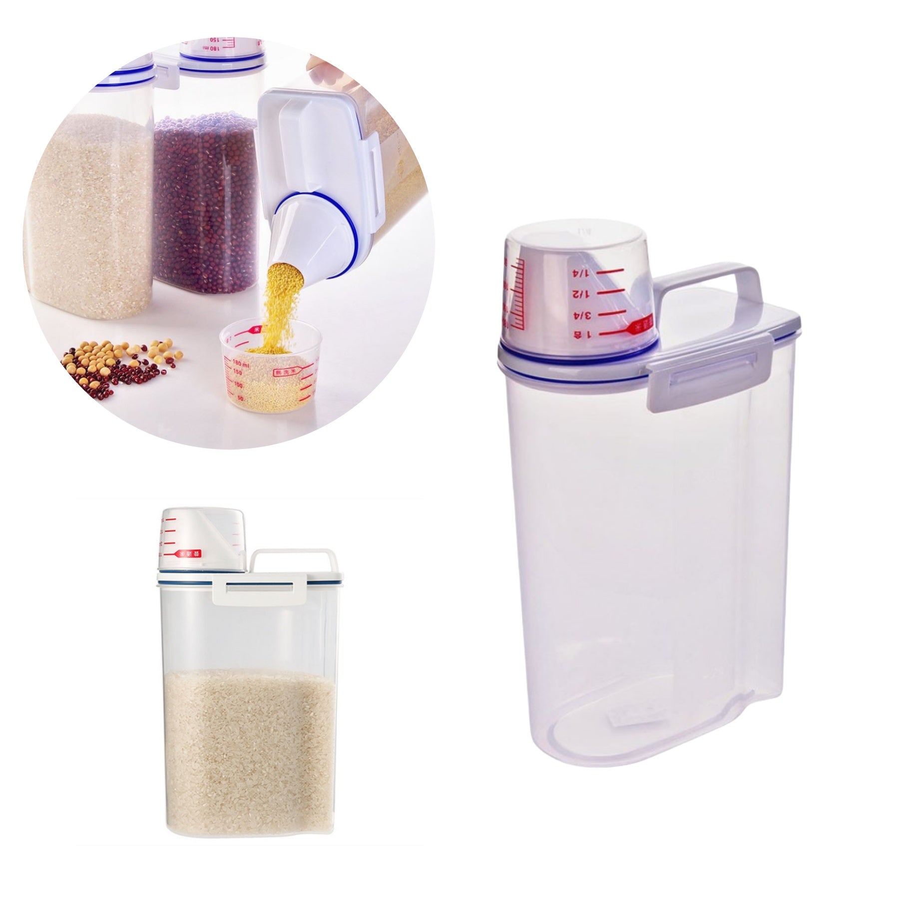 Sealed Rice And Flour Storage Jar