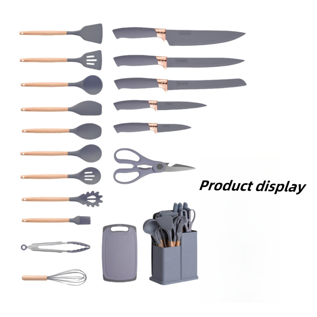 19 - Piece Silicone Kitchenware Set
