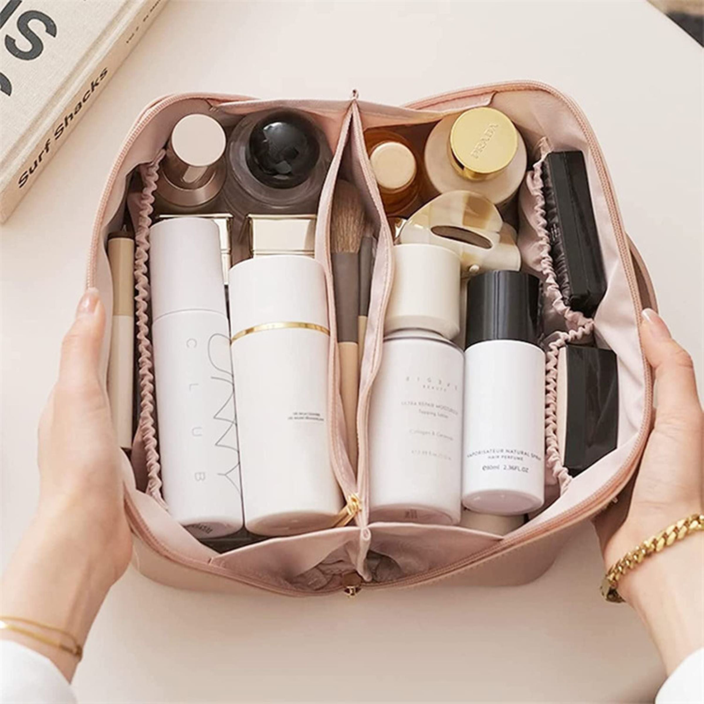 Pillow - Shaped Cosmetic Organizer