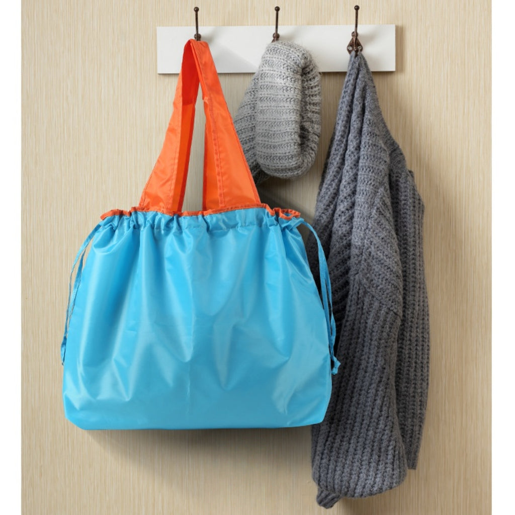 Polyester Oxford Cloth Drawstring Foldable Shopping Bag