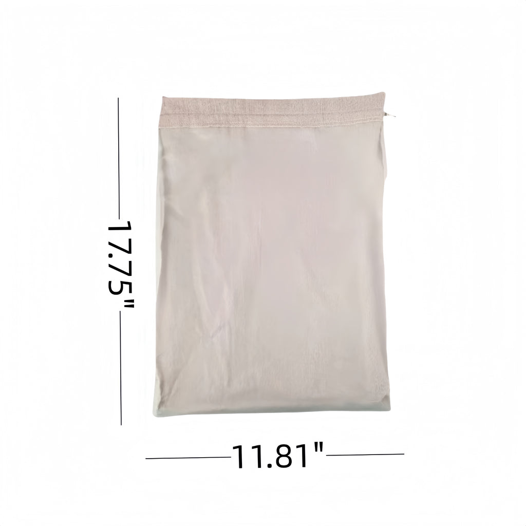 Reusable Linen Covered Food Grade Tpu Drawstring Bag