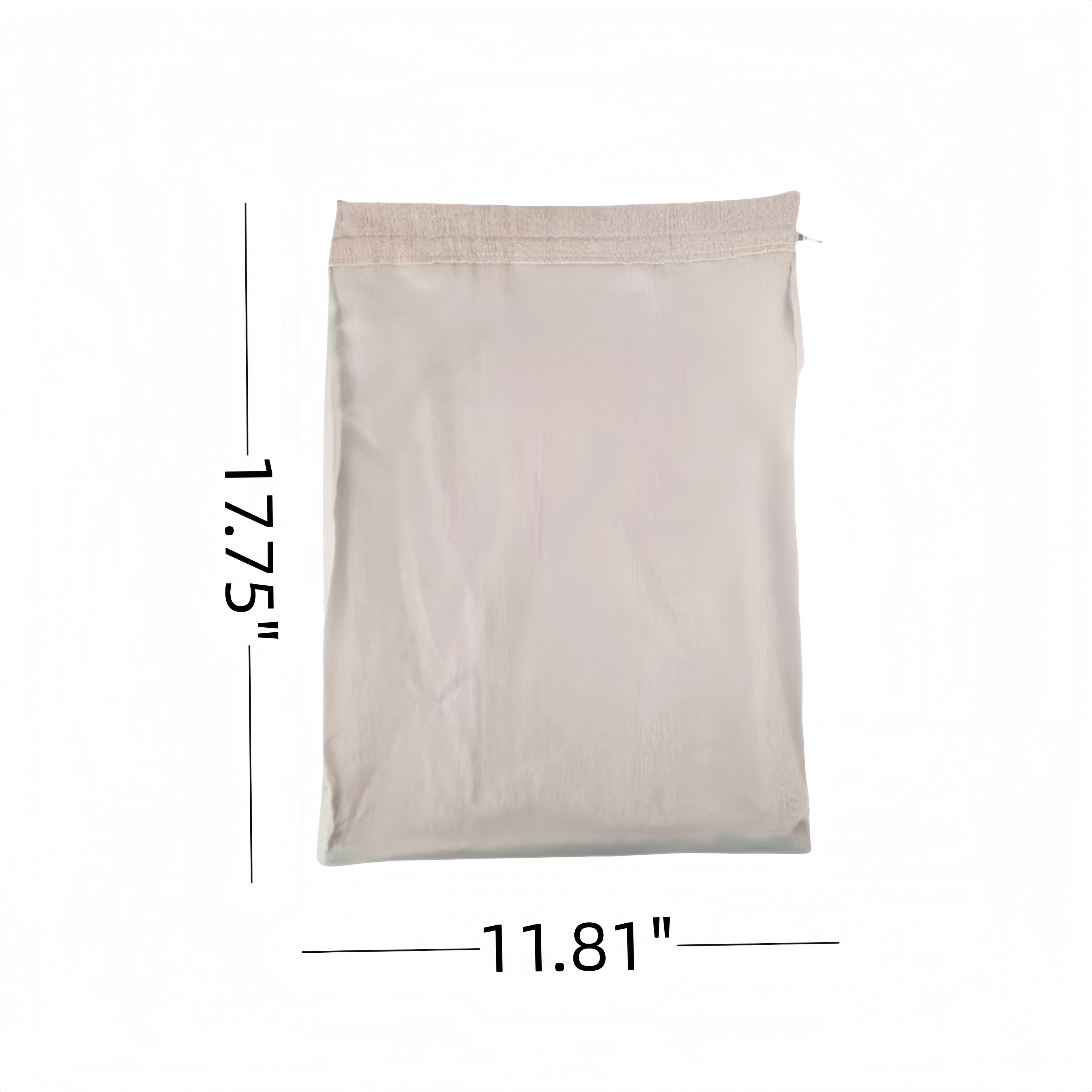 Reusable Linen Covered Food Grade Tpu Drawstring Bag