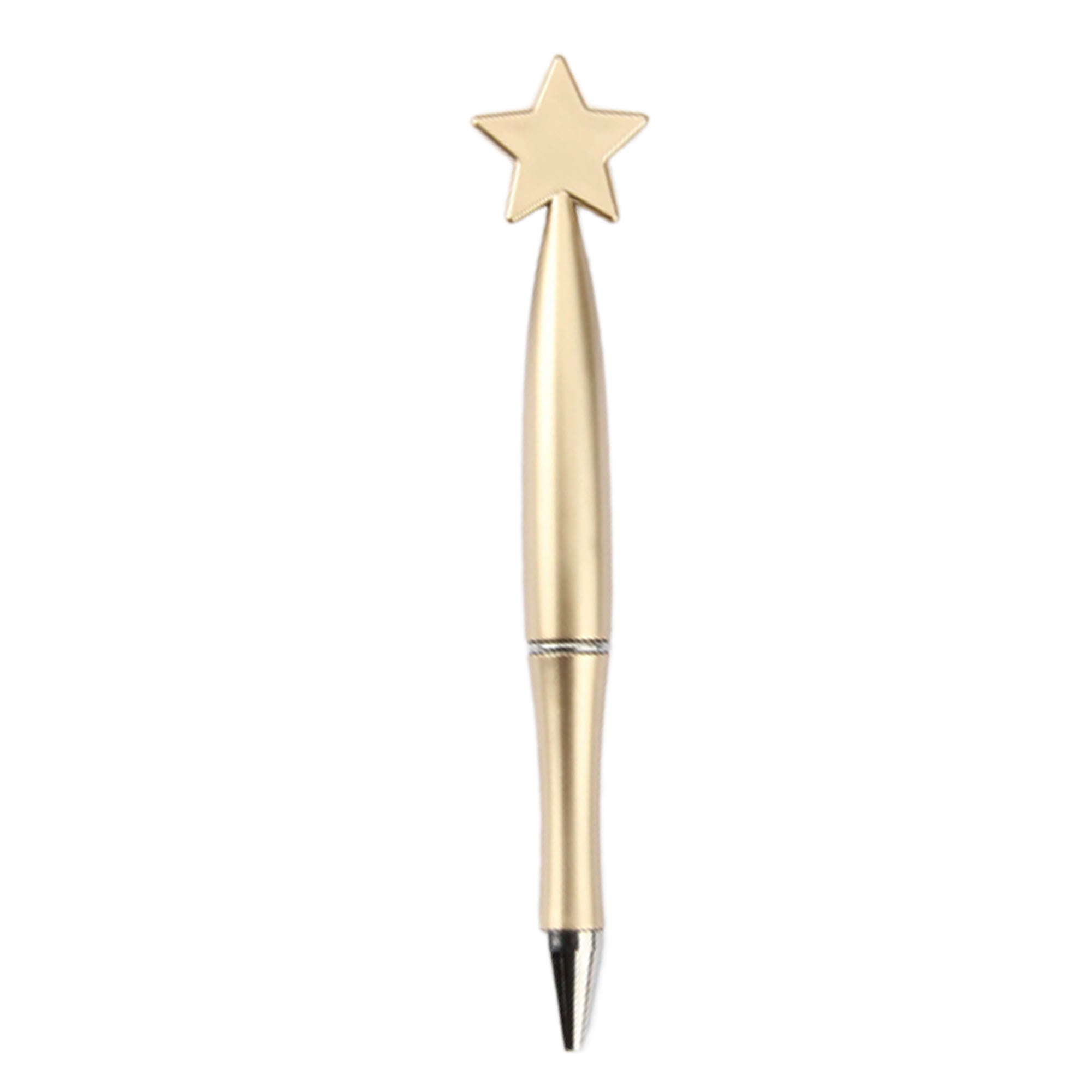 Plastic Star Shape Ballpoint Pen Black Ink Retractable Pen