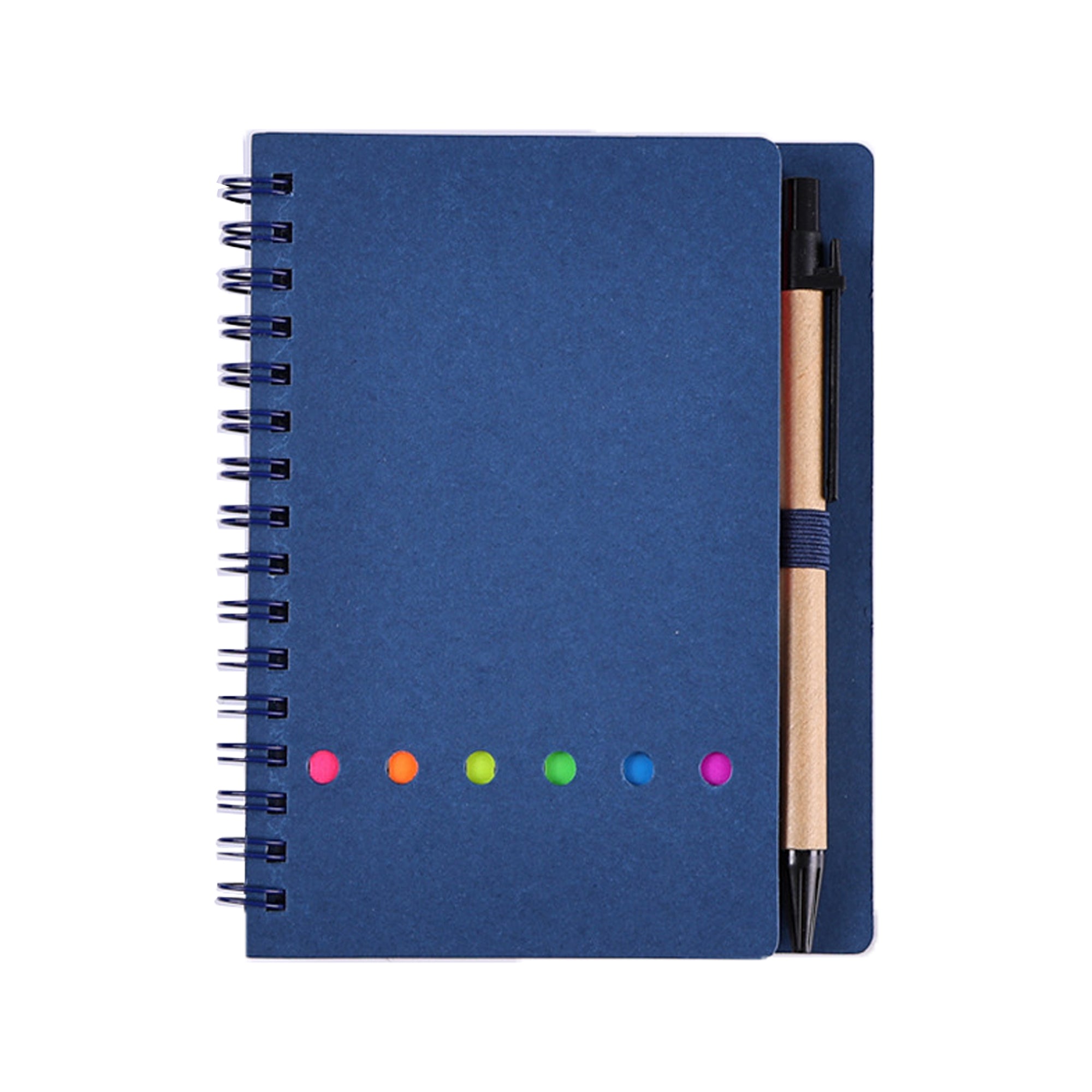 Spiral Kraft Paper Sticky Notes Notebook