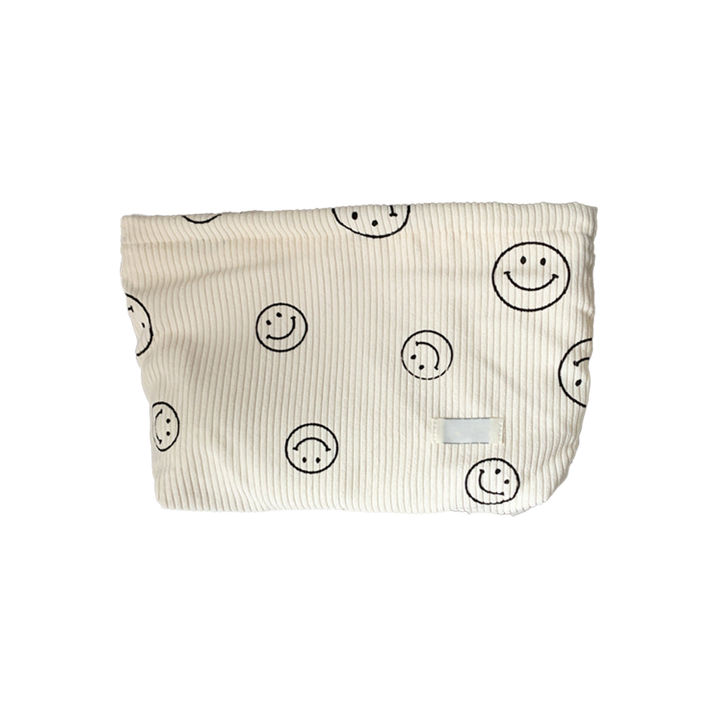 Cotton Canvas Cosmetic Pouch