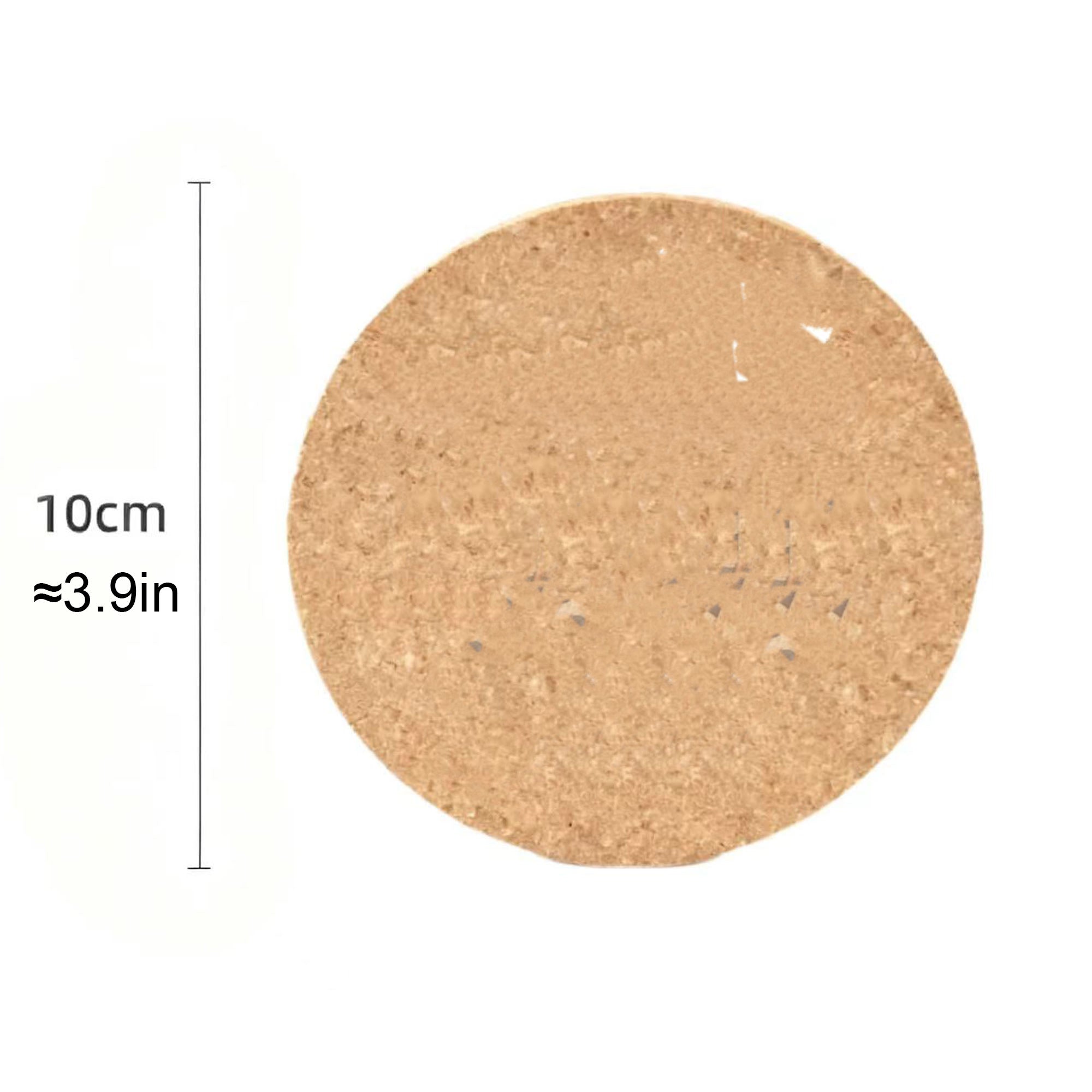 4" Practical Round Eco-friendly Cork Coaster