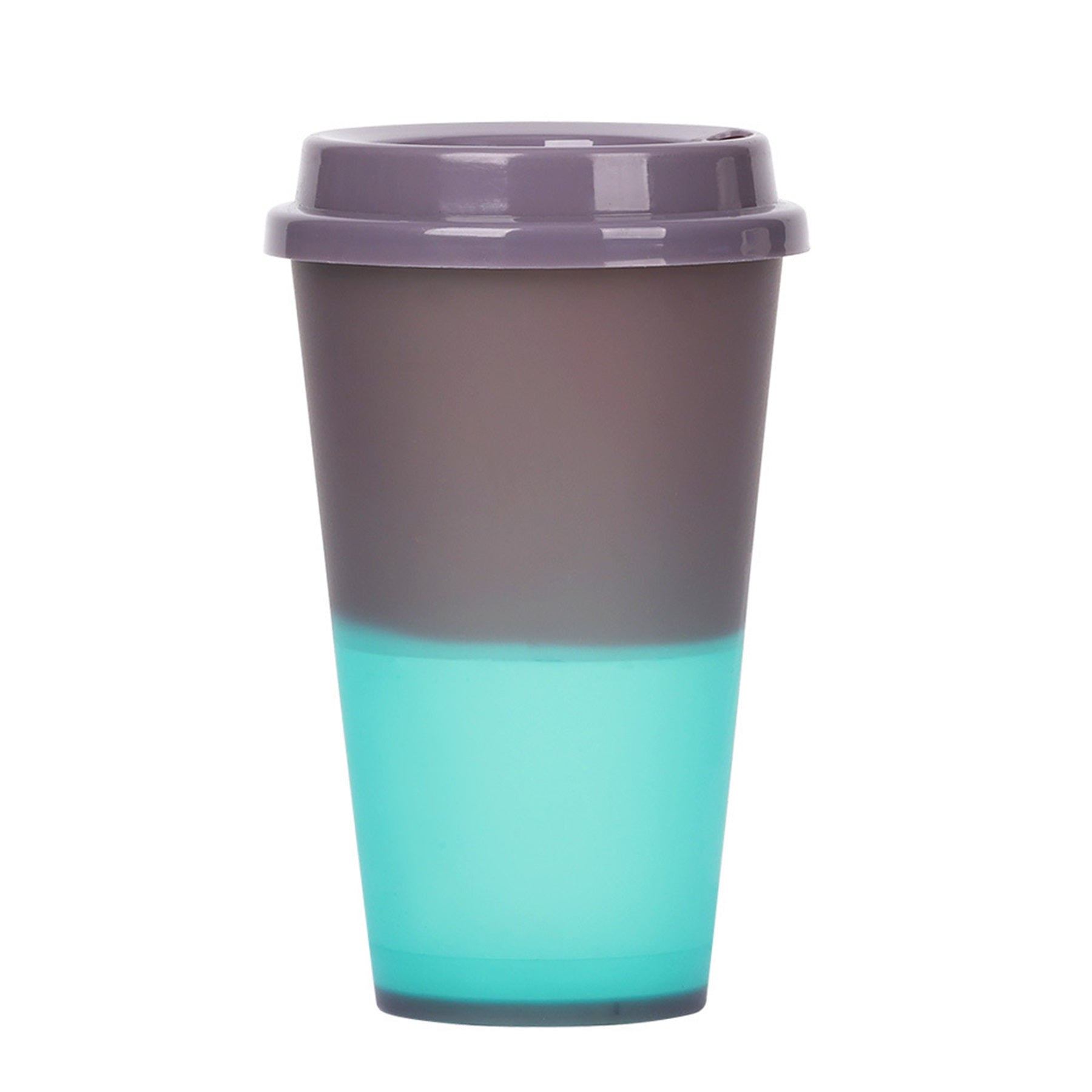 5 Pack Color Changing Cups 17 oz Plastic Cups with Lids
