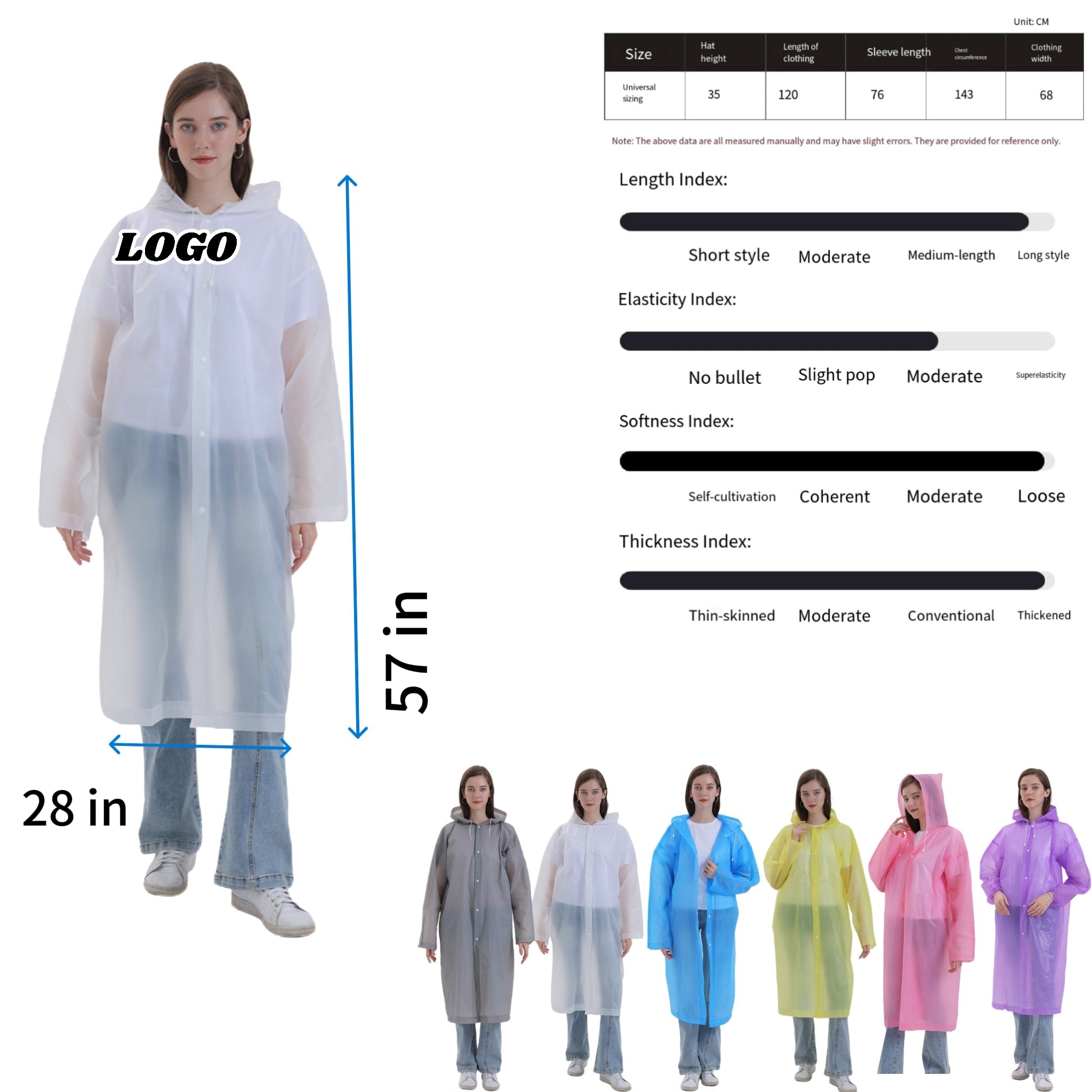 Eva Thickened Non Disposable Raincoat