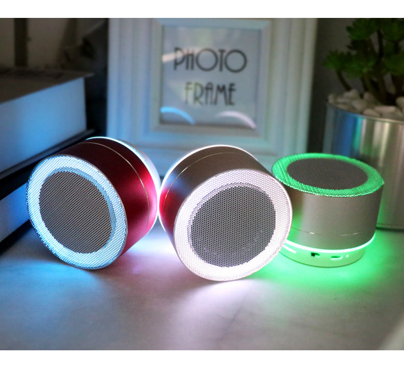 Round Mini Metal Wireless Bluetooth Speaker