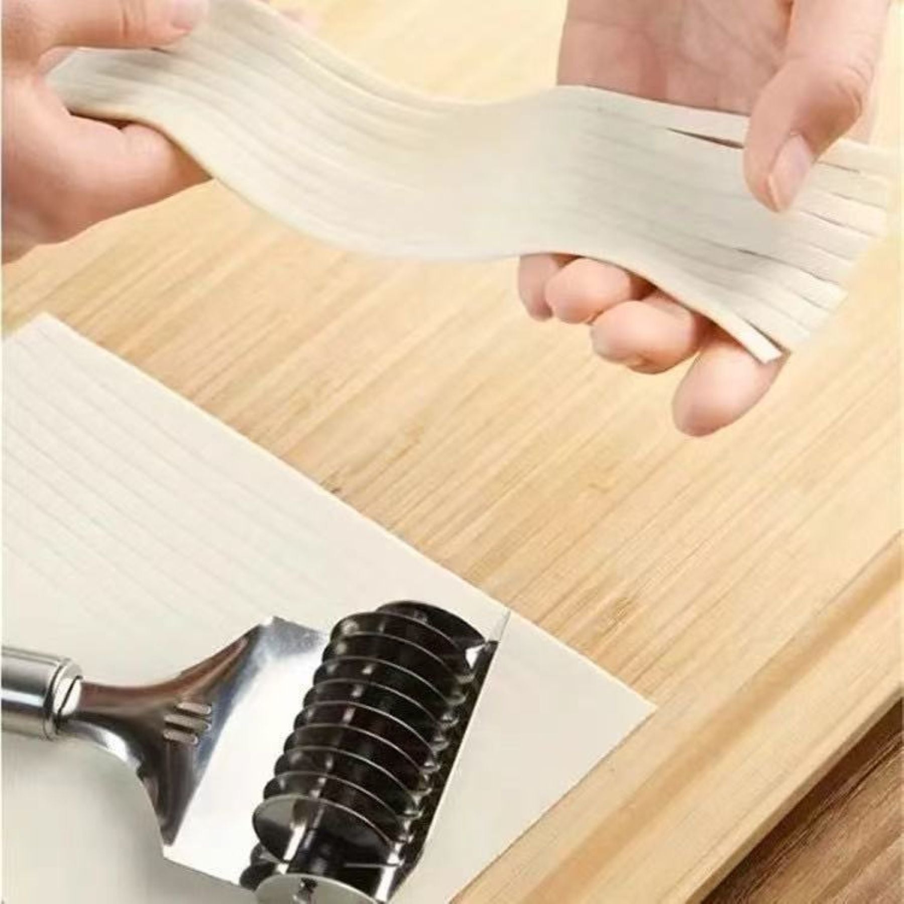 Stainless Steel Manual Dough Slitter