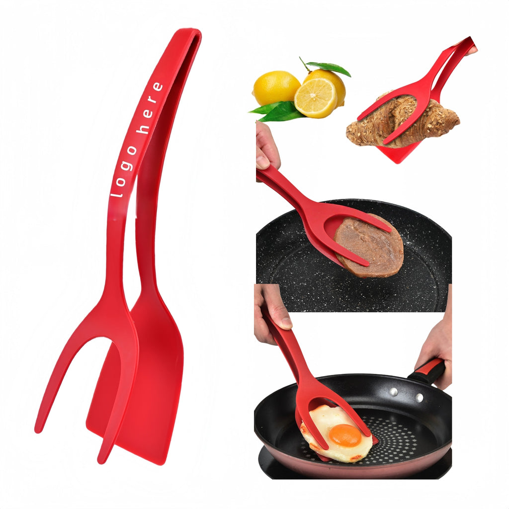 Steak Flipping Tongs and Spatula