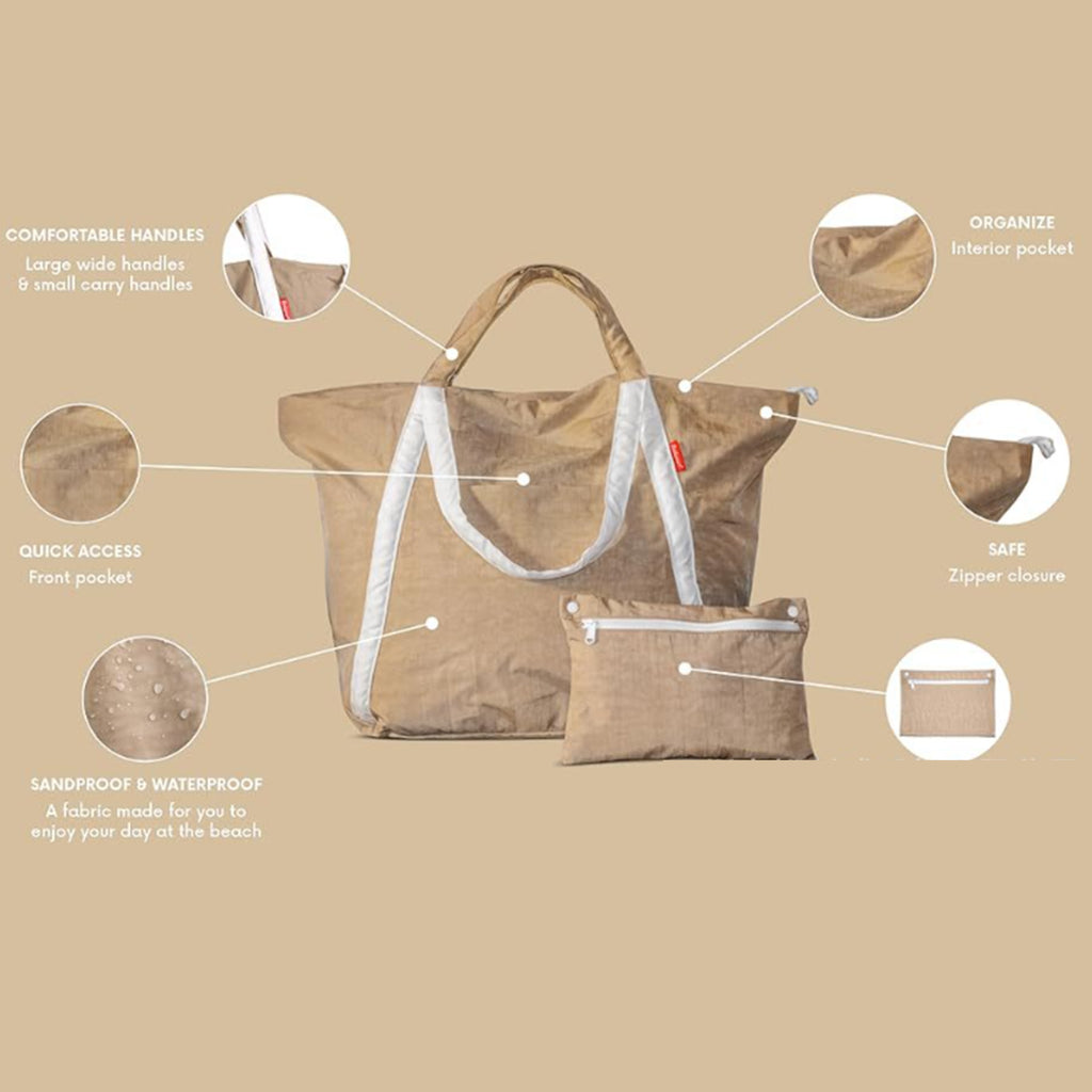 Waterproof And Sandproof Large Capacity Foldable Beach Bag