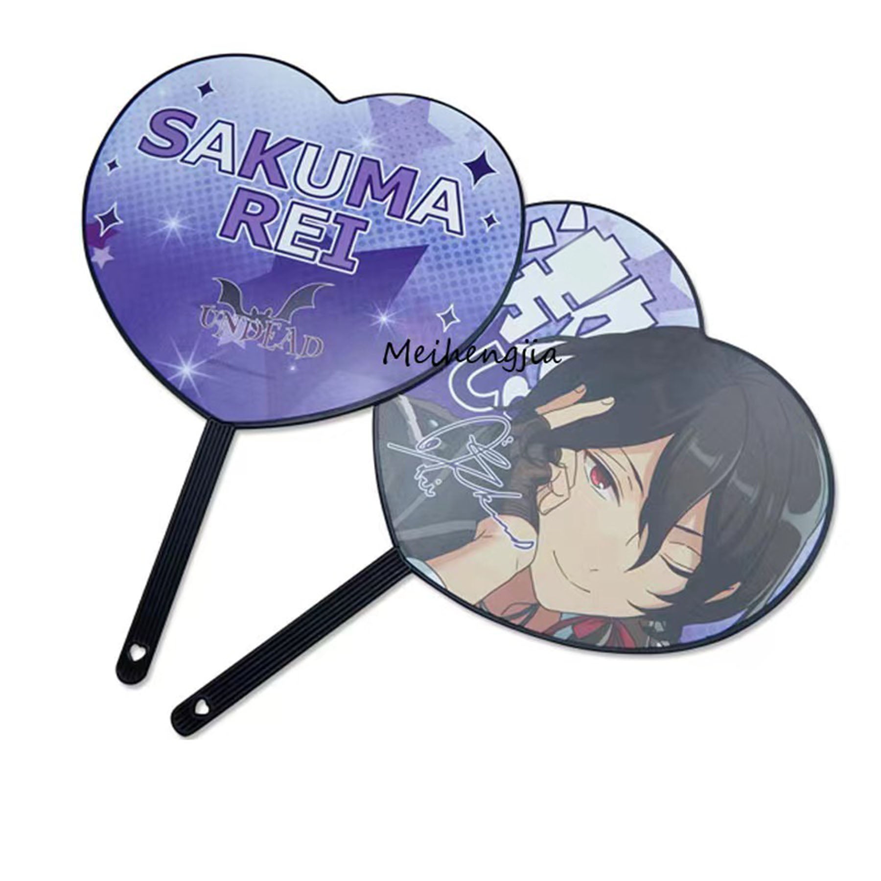 Customizable Heart-Shaped Support Fan