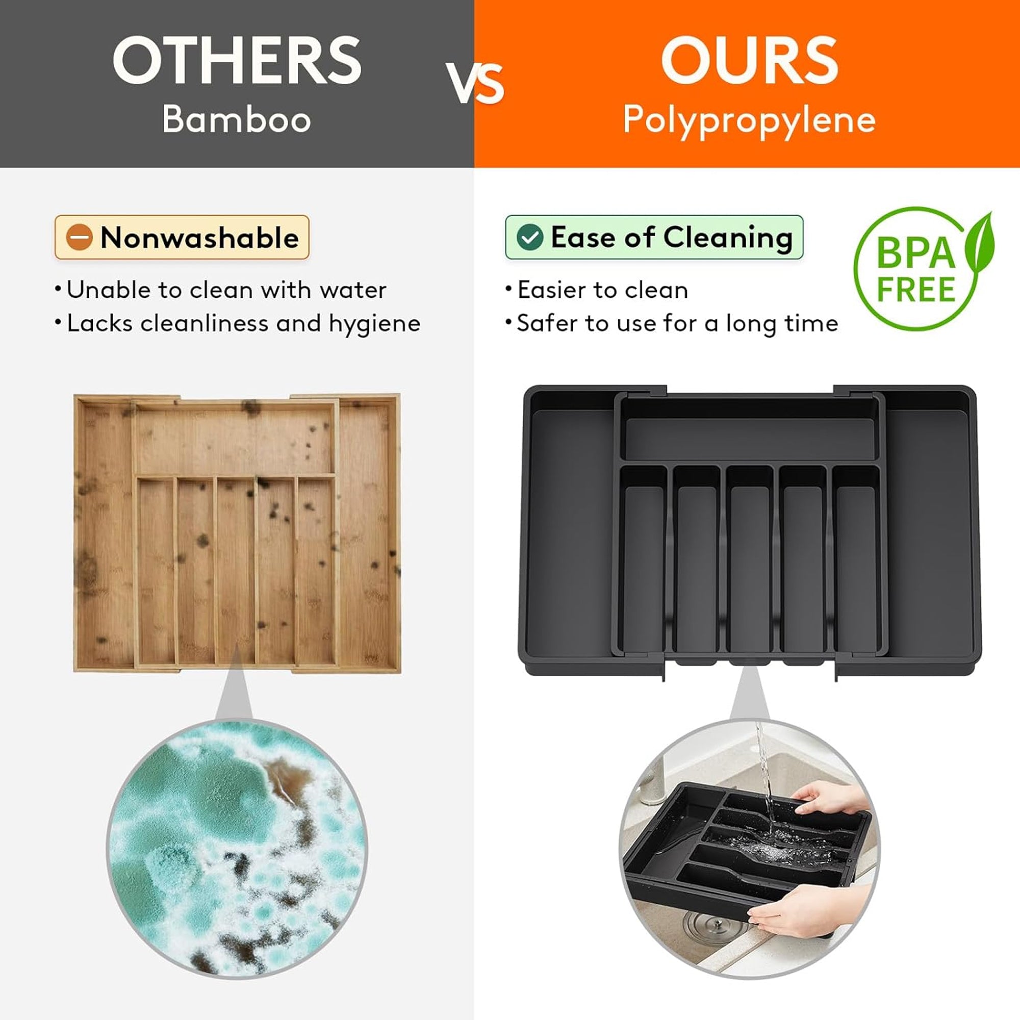 Silverware Drawer Organizer