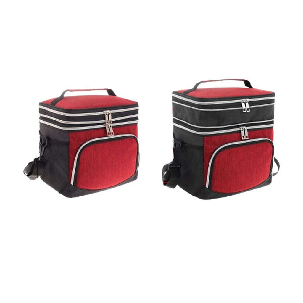 Retractable Double Zipper Closed Thermal Bag