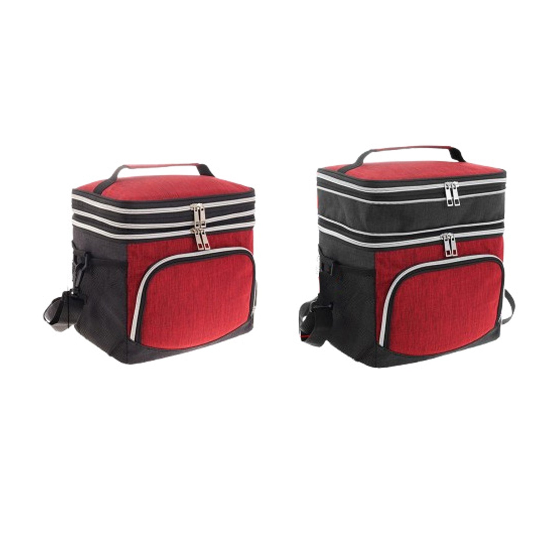 Retractable Double Zipper Closed Thermal Bag