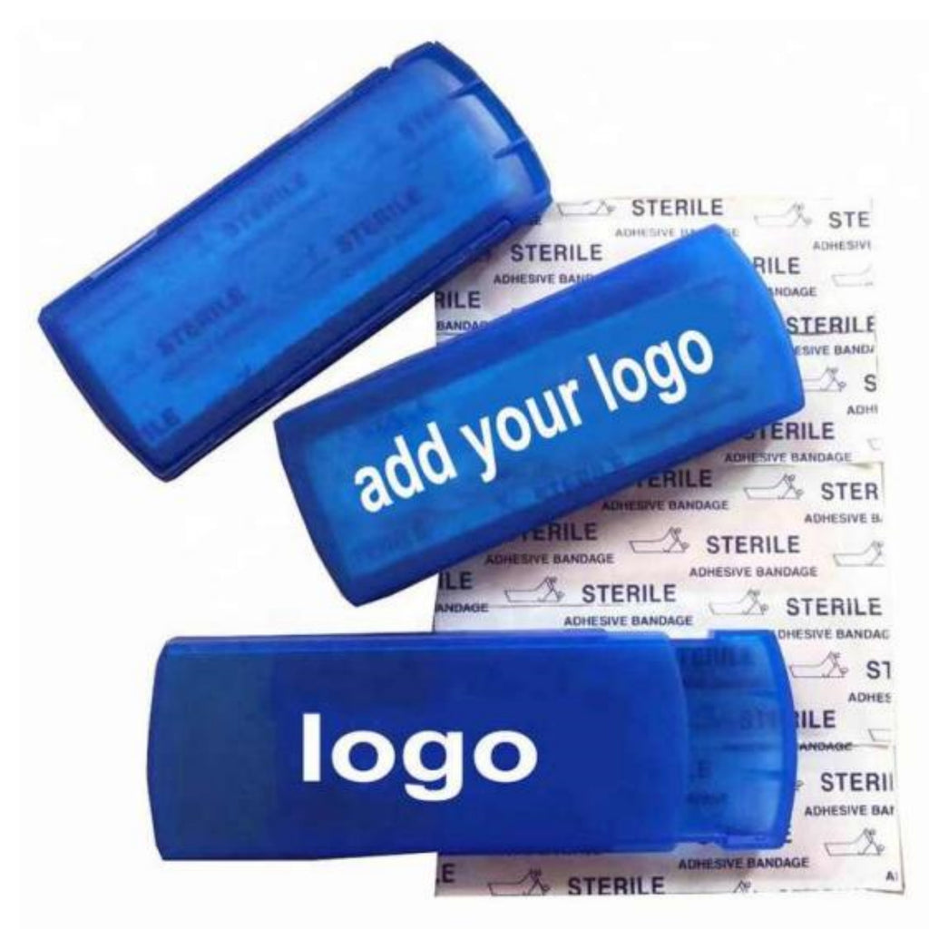 Custom logo Printed Band Aid Box Adhesive Wound Bandage Dispenser