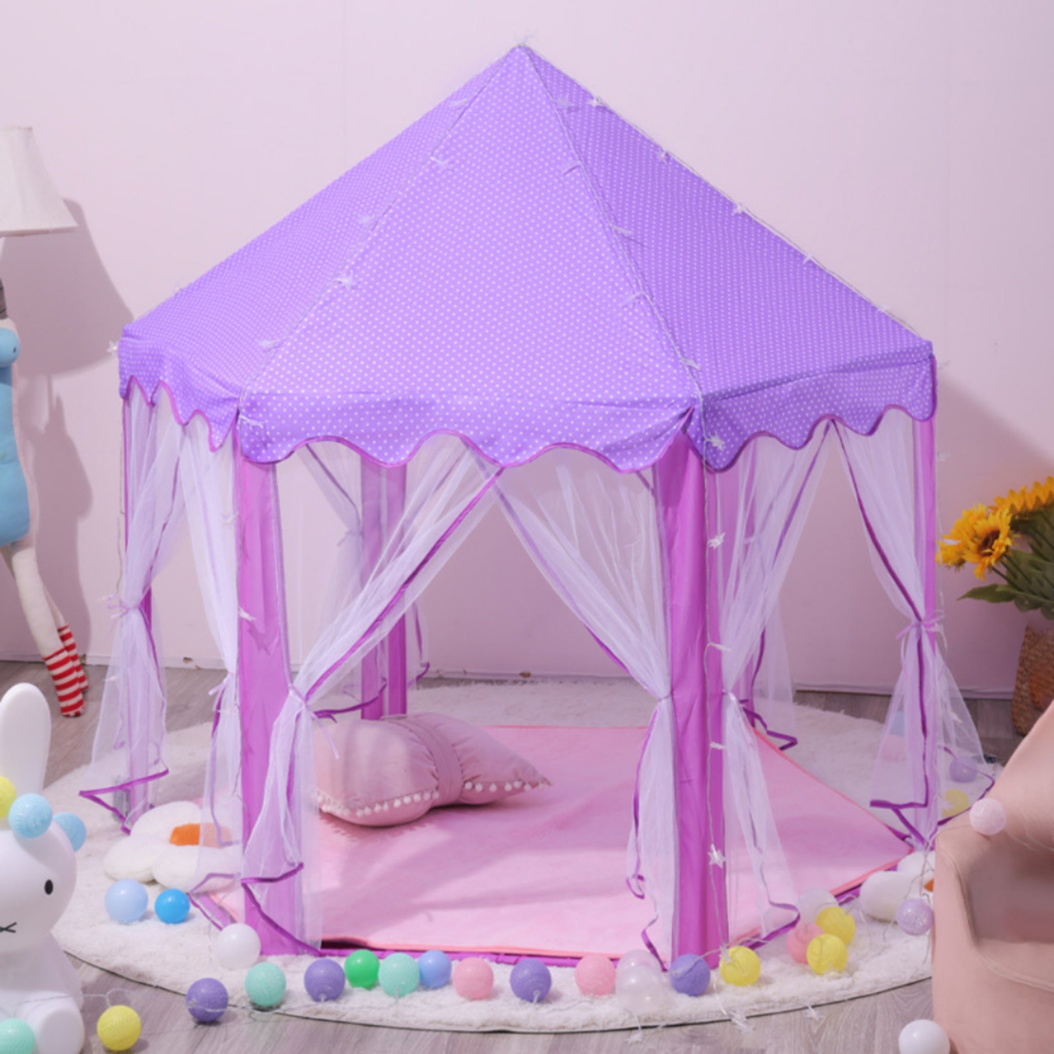 Indoor Playhouse Style Children's Bed Tent