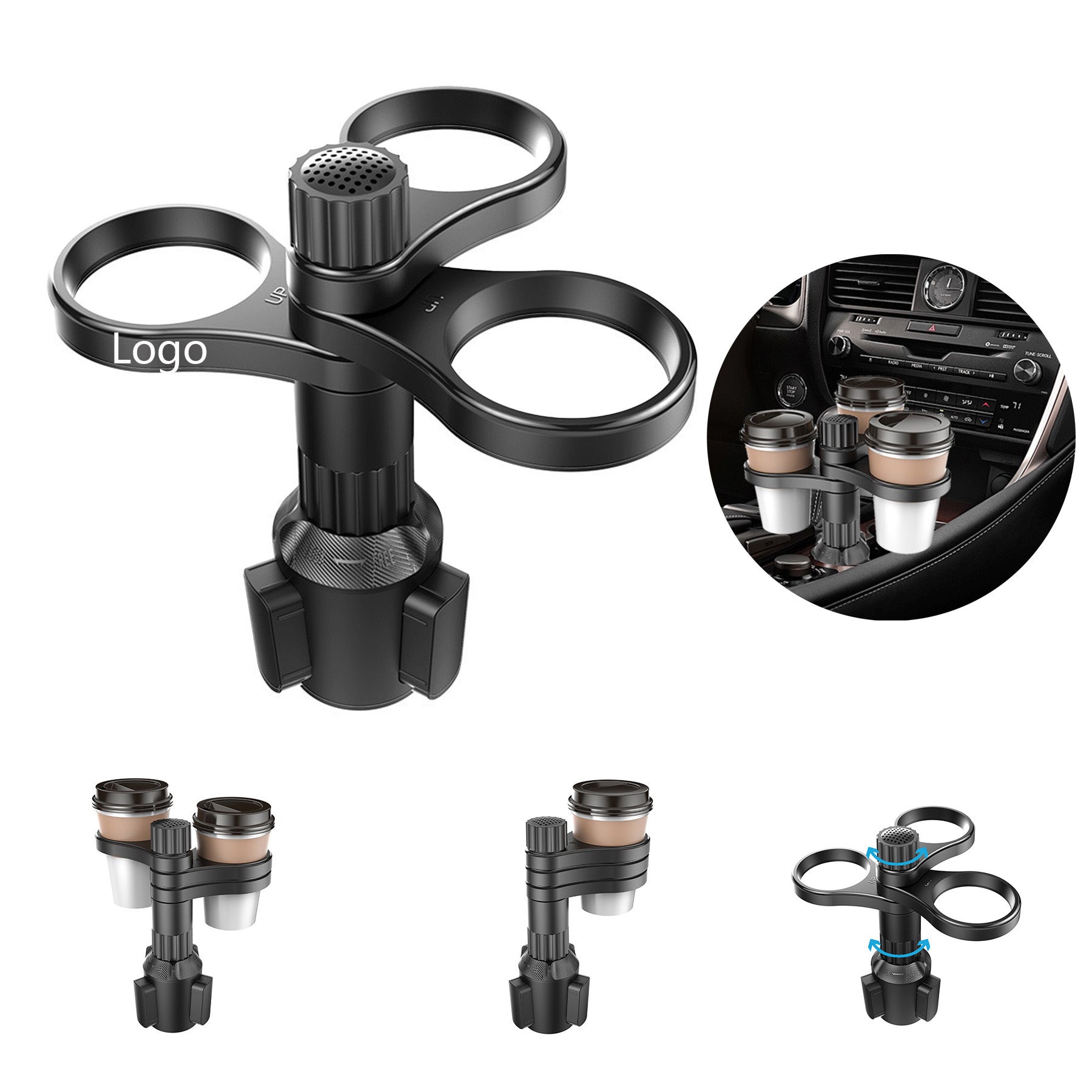 Multi-Functional Car Cup Holder