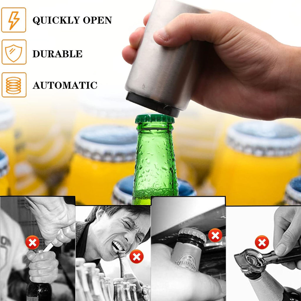 Stainless Steel Automatic Bottle Openers