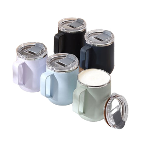 17 Oz Insulated Coffee Mug with Handle and Lid