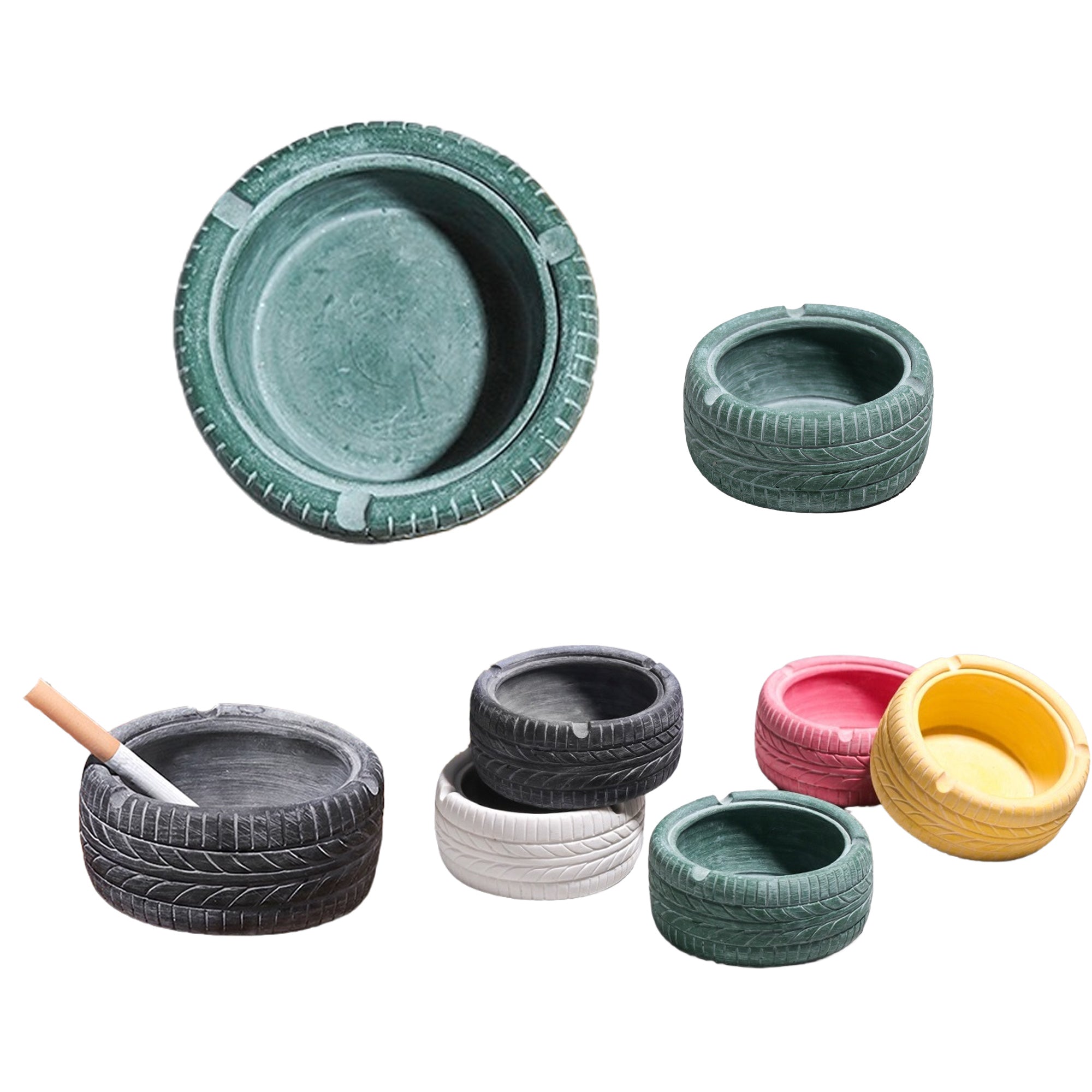 Vintage American Trendy Tire Ashtray