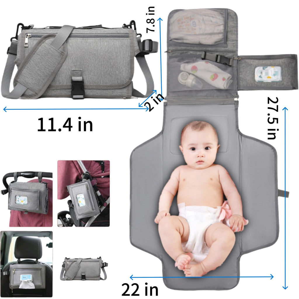 Waterproof Foldable Baby Diaper Pad with PEVA Coating