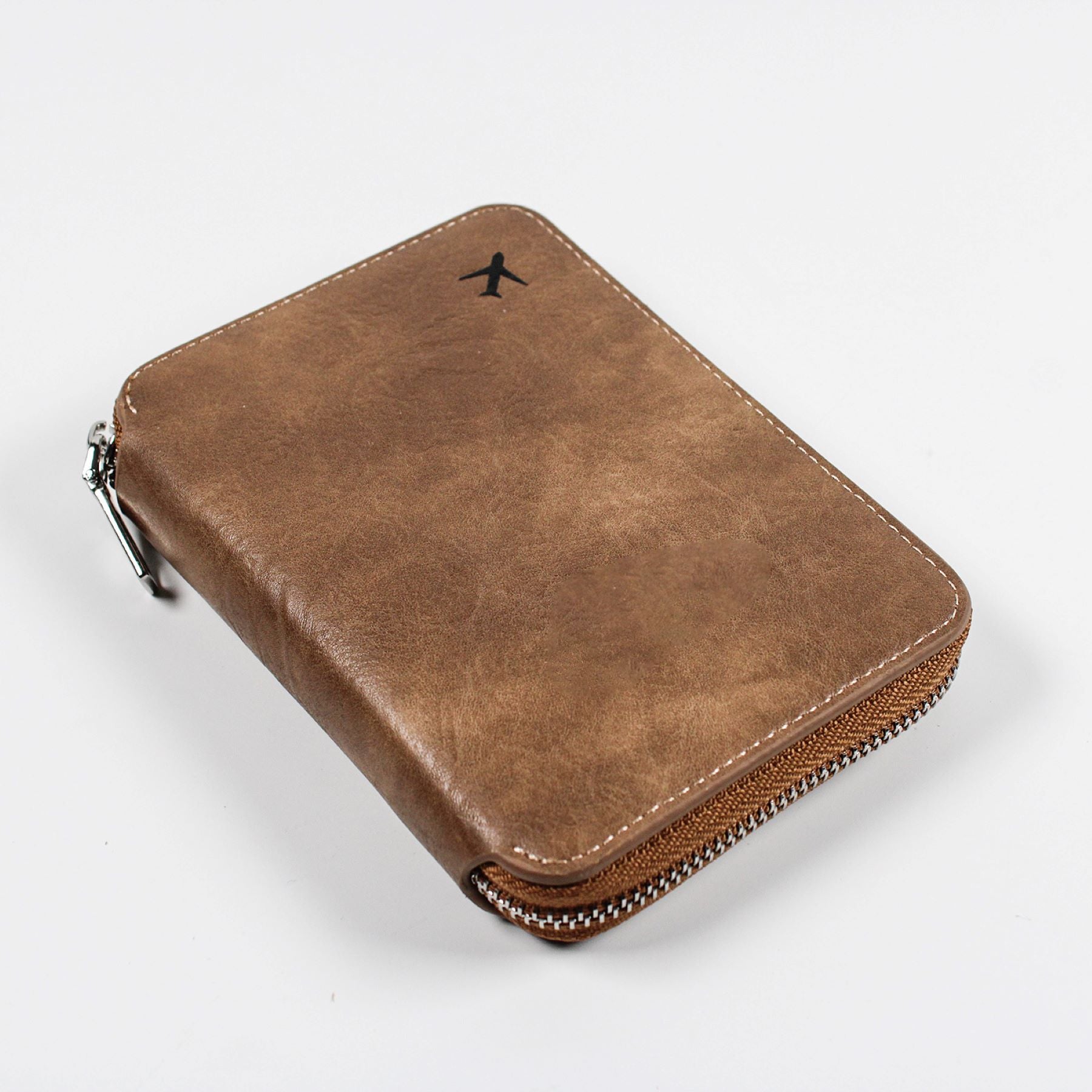 Compact Zippered Passport Pouch