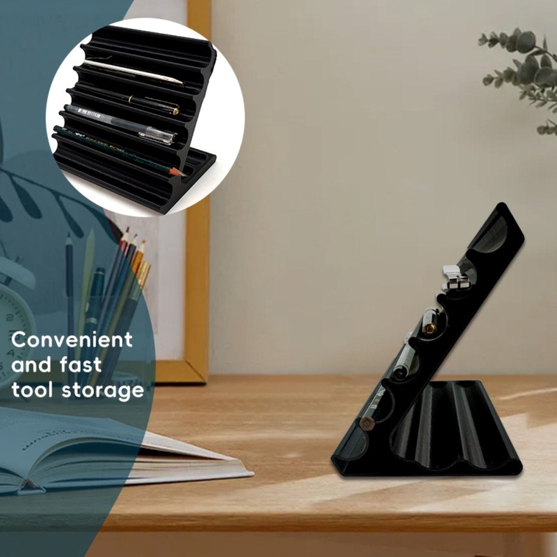 Multifunctional Paintbrush Holder