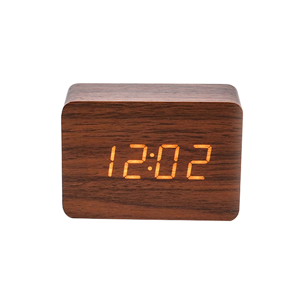 Square Wooden Clock