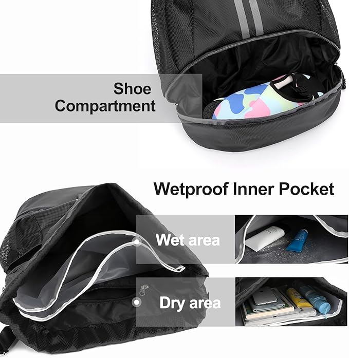 Oxford Drawstring Sports Backpack