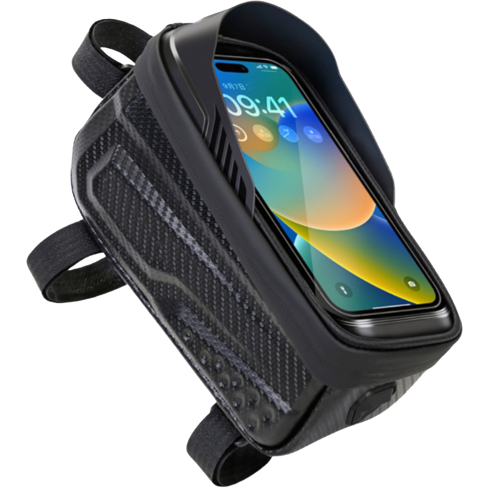 MTB Top Tube Bag EVA Waterproof Touchscreen Trim To Fit