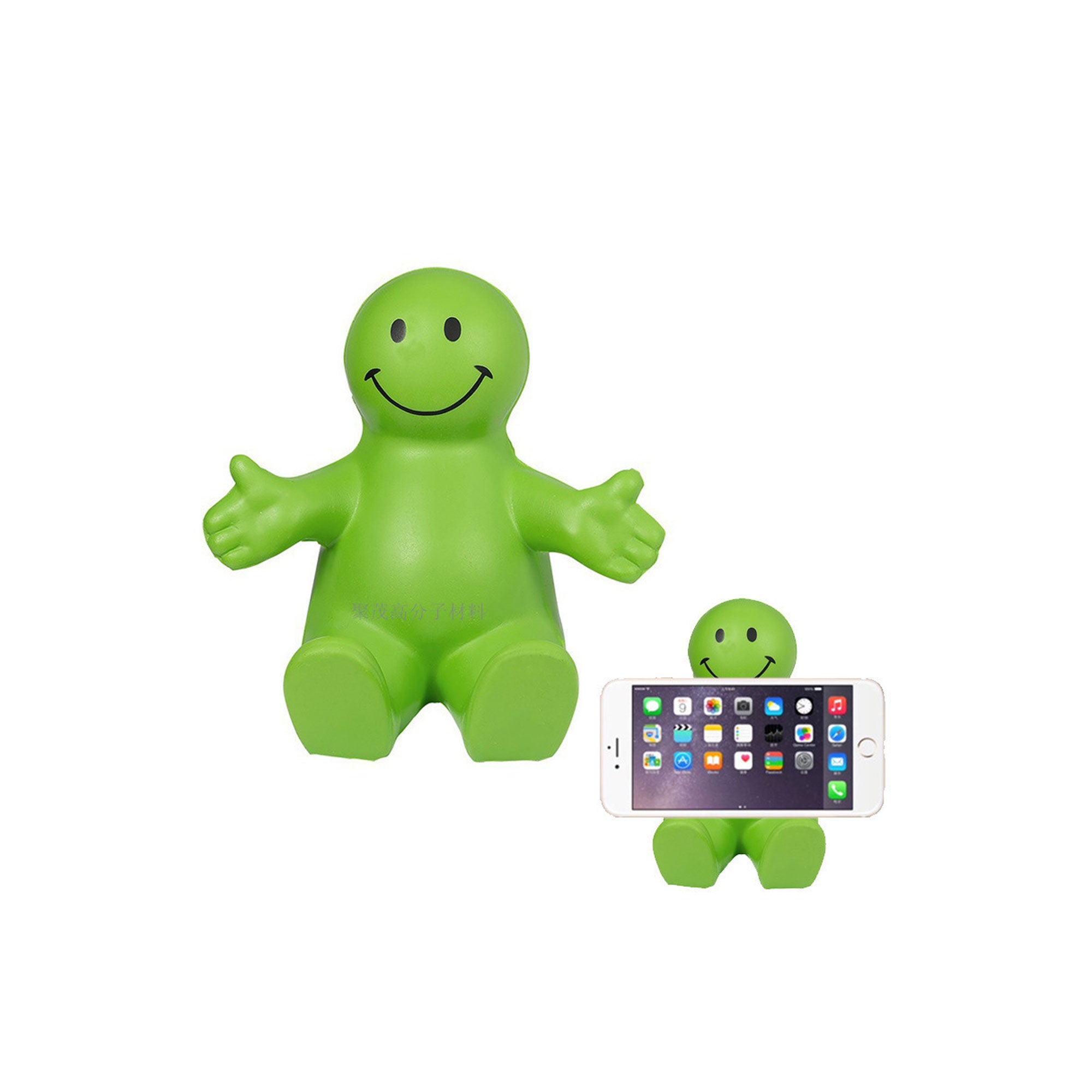 Squeezable Smile Phone Holder