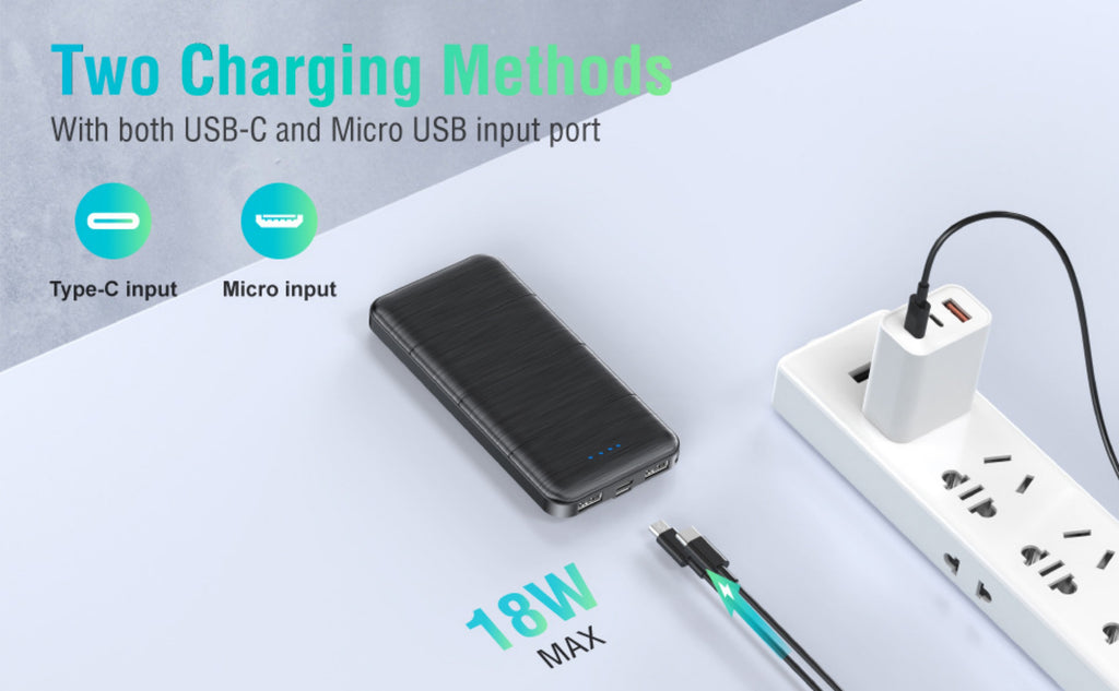 High Capacity Power Bank - 10,000 mAh