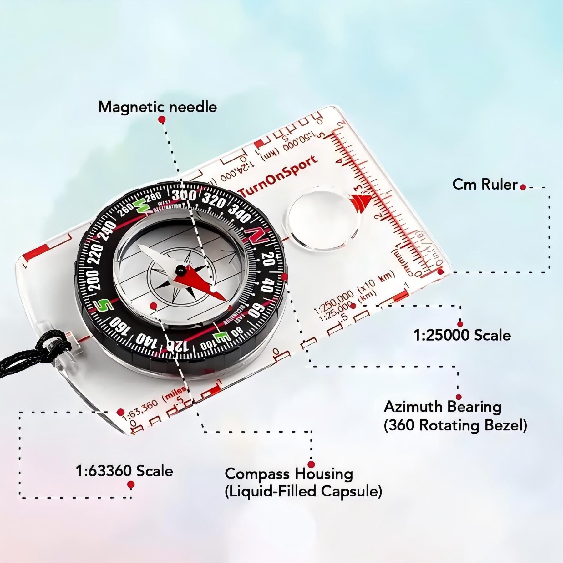 Camping Navigation Compass