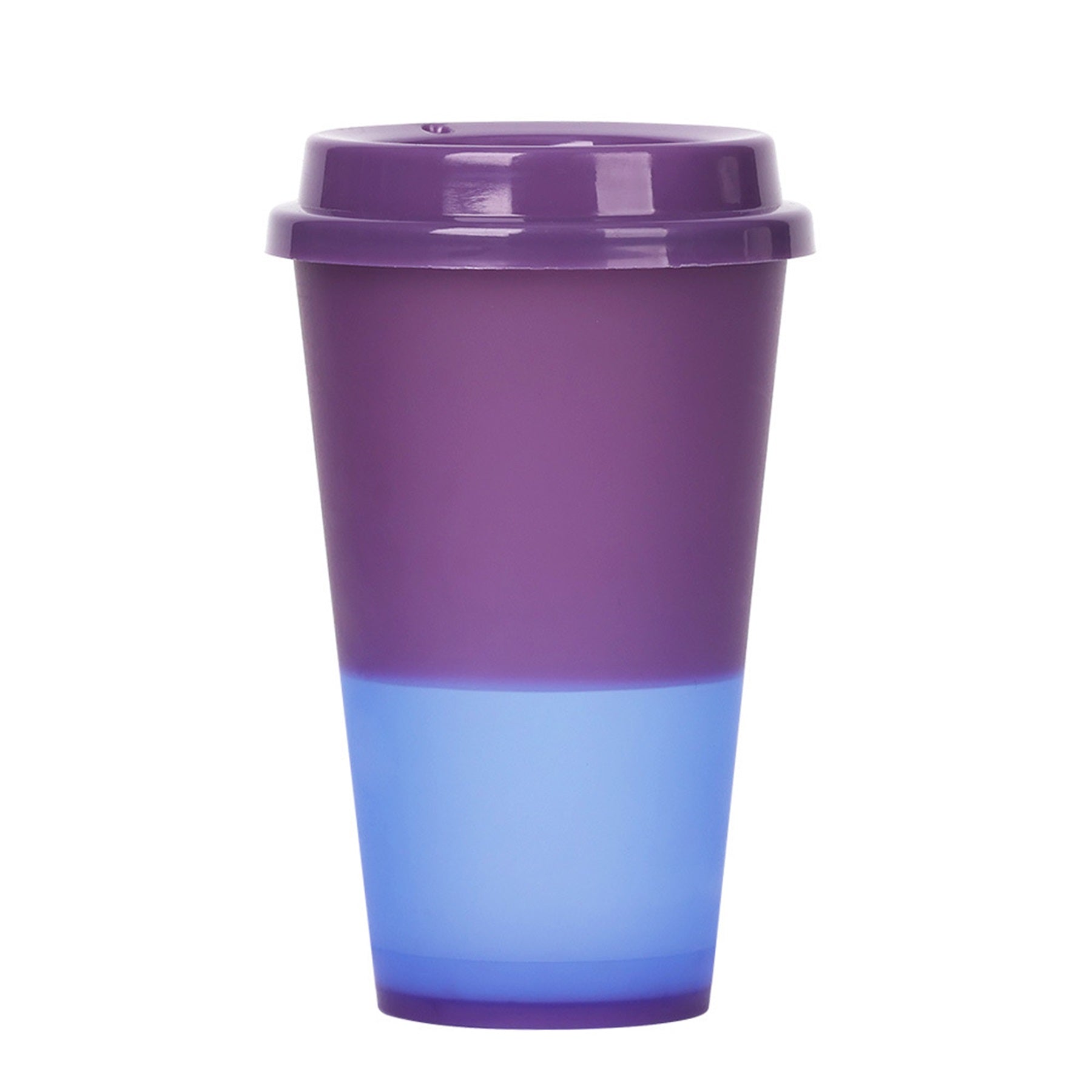 5 Pack Color Changing Cups 17 oz Plastic Cups with Lids