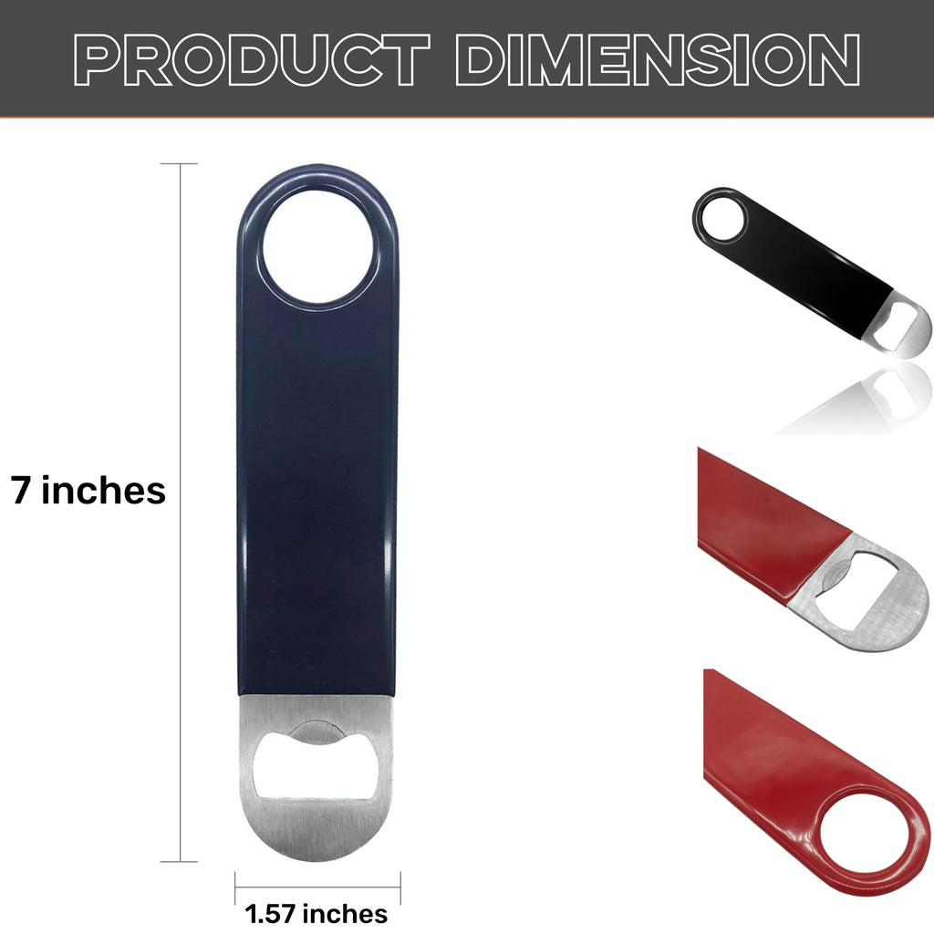 Heavy Duty Stainless Steel Flat Bottle Opener