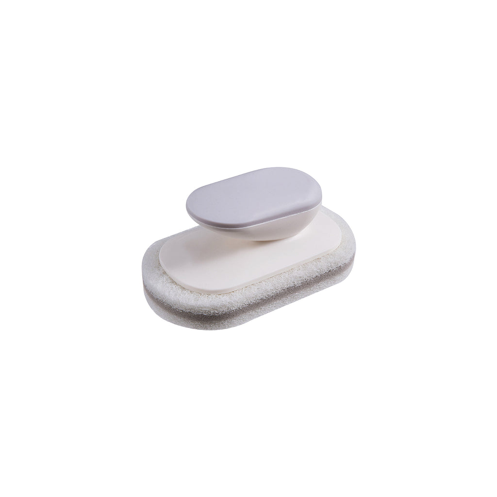 Handle Grip Stain-Removal Scrub Brush For Bathtub & Tile