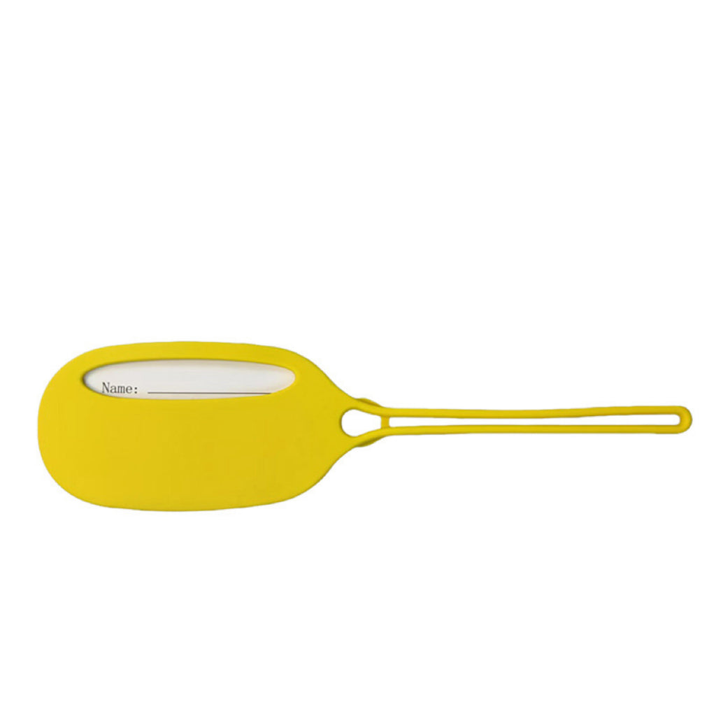 Oval Silicone Luggage Tag