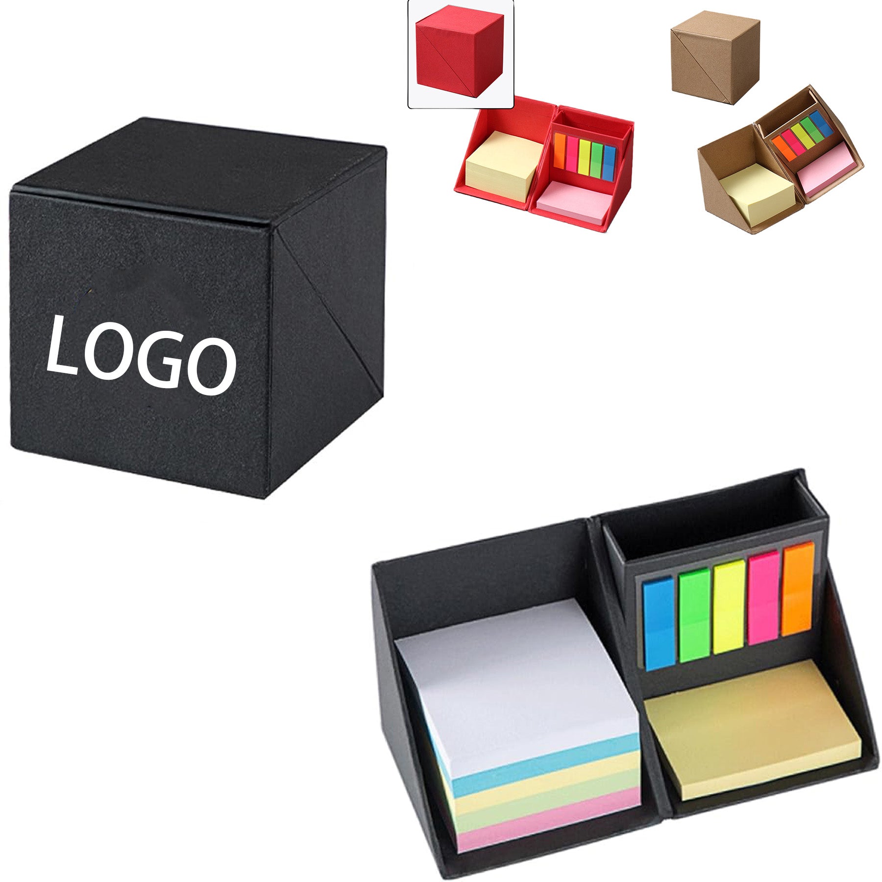 Memo Block Box with Notes