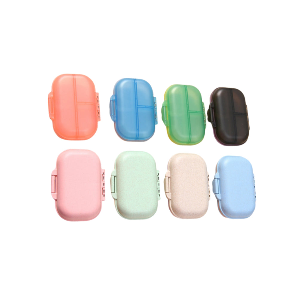 Portable PP Material 7-Grid Medicine Box