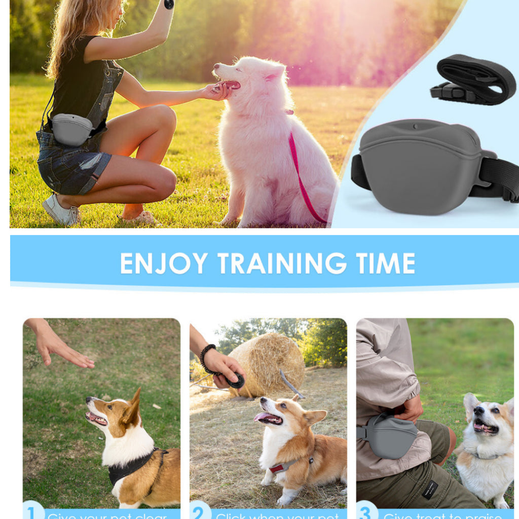 Silicone Pet Training Waist Bag