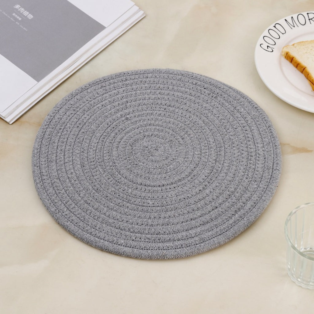 Handwoven Japanese Cotton Heatproof Placemat Coaster