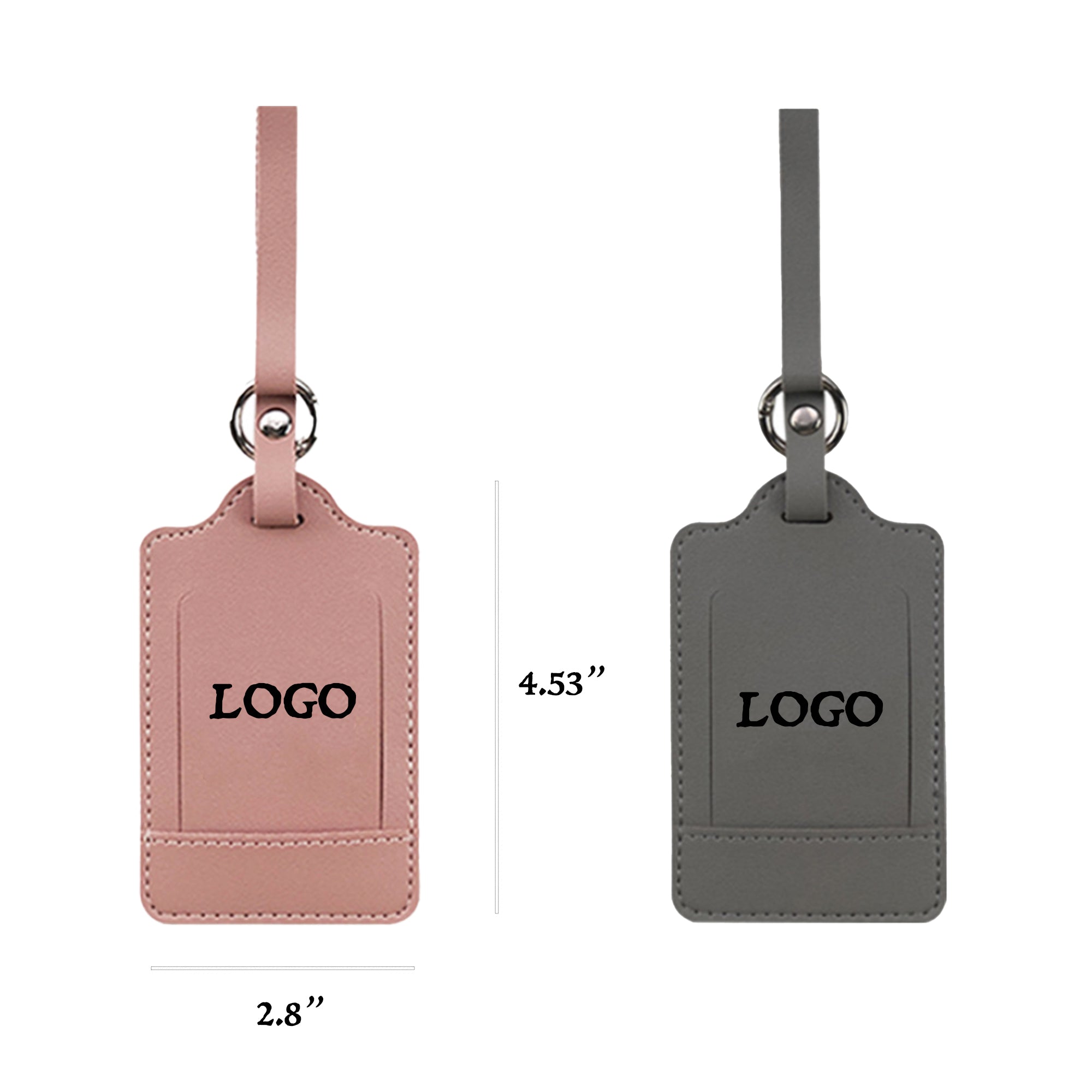 Traveler Pu Leather Luggage Tag