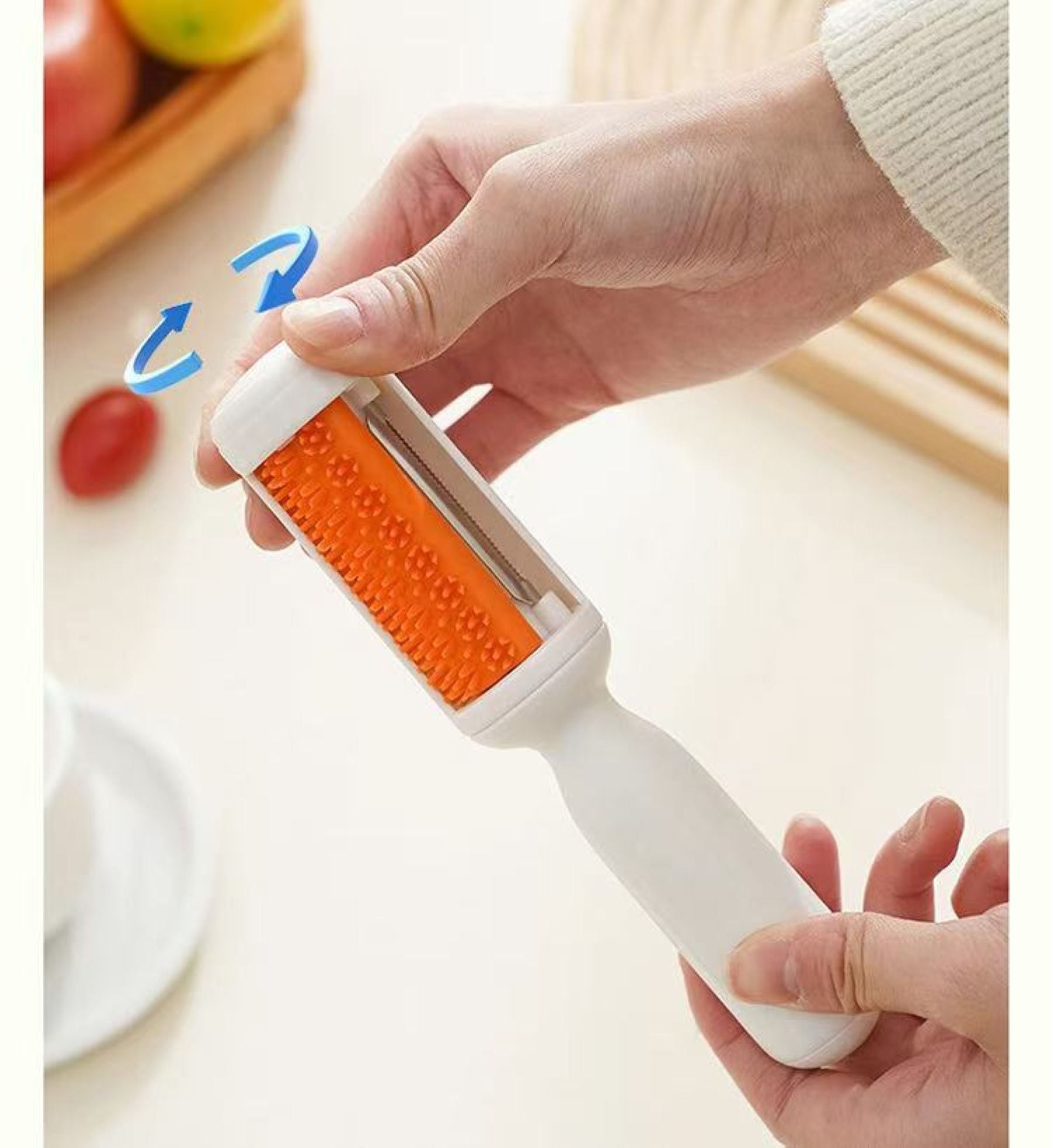 Multifunctional Scrubbing And Peeling Knife