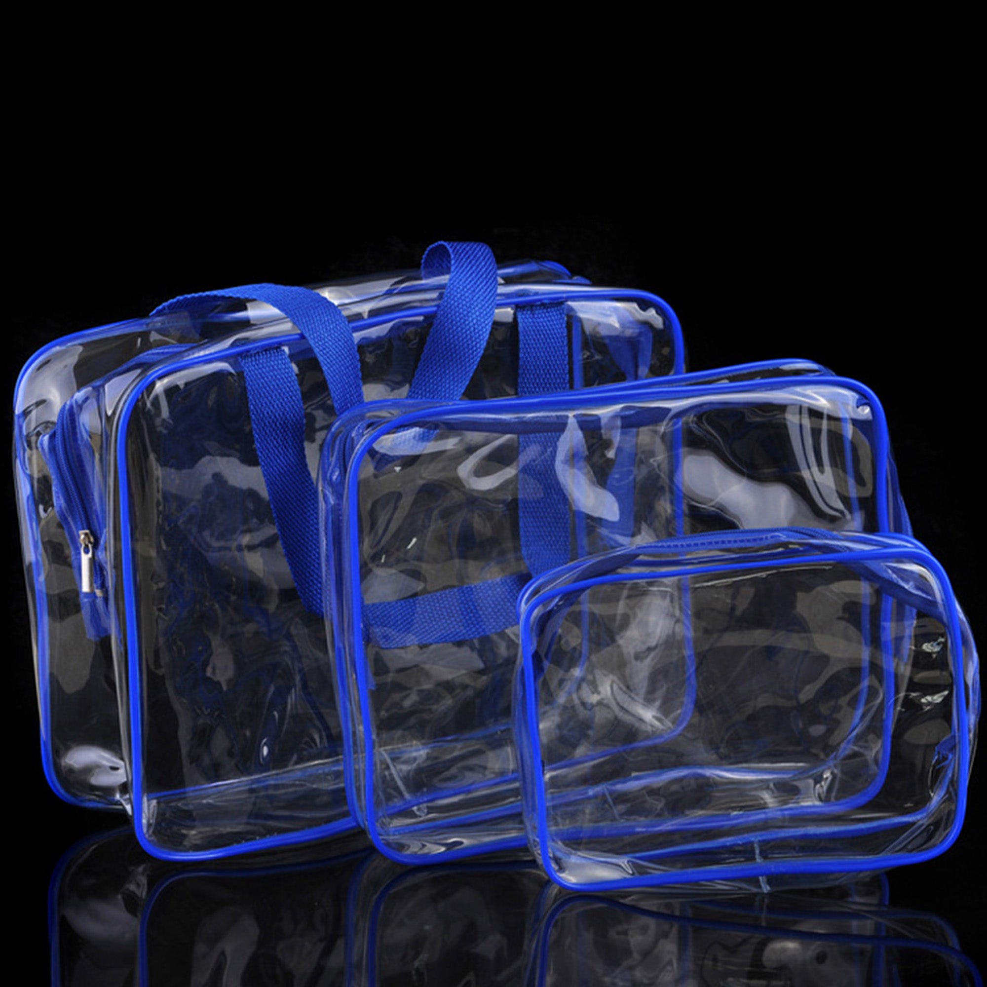 3 PCS Travel Toiletry Makeup Bag