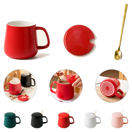 13.5 Oz. Ceramic Dishwasher-Safe Coffee Mug W/ C-Handle