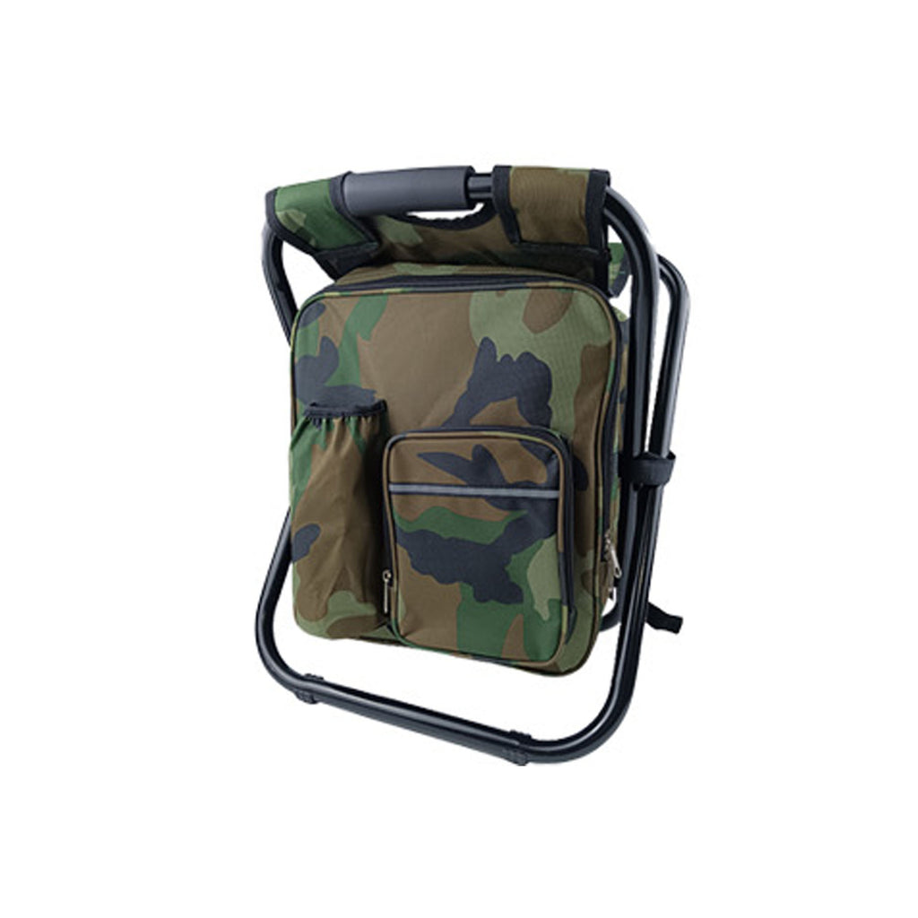 Collapsible Fishing Stool With Cooler Bag