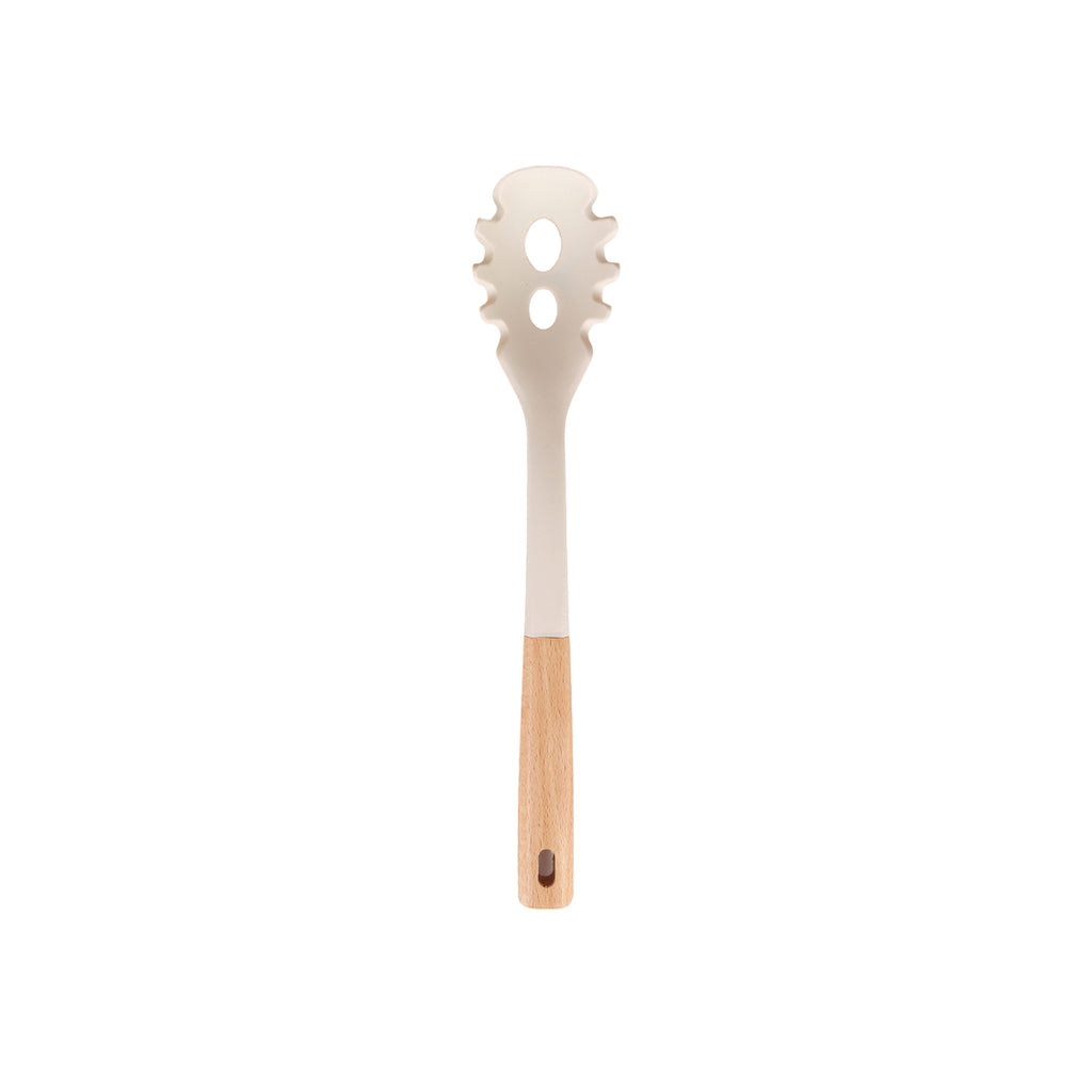 Wooden-Handled Silicone Kitchen Utensils For Non-Stick Pans