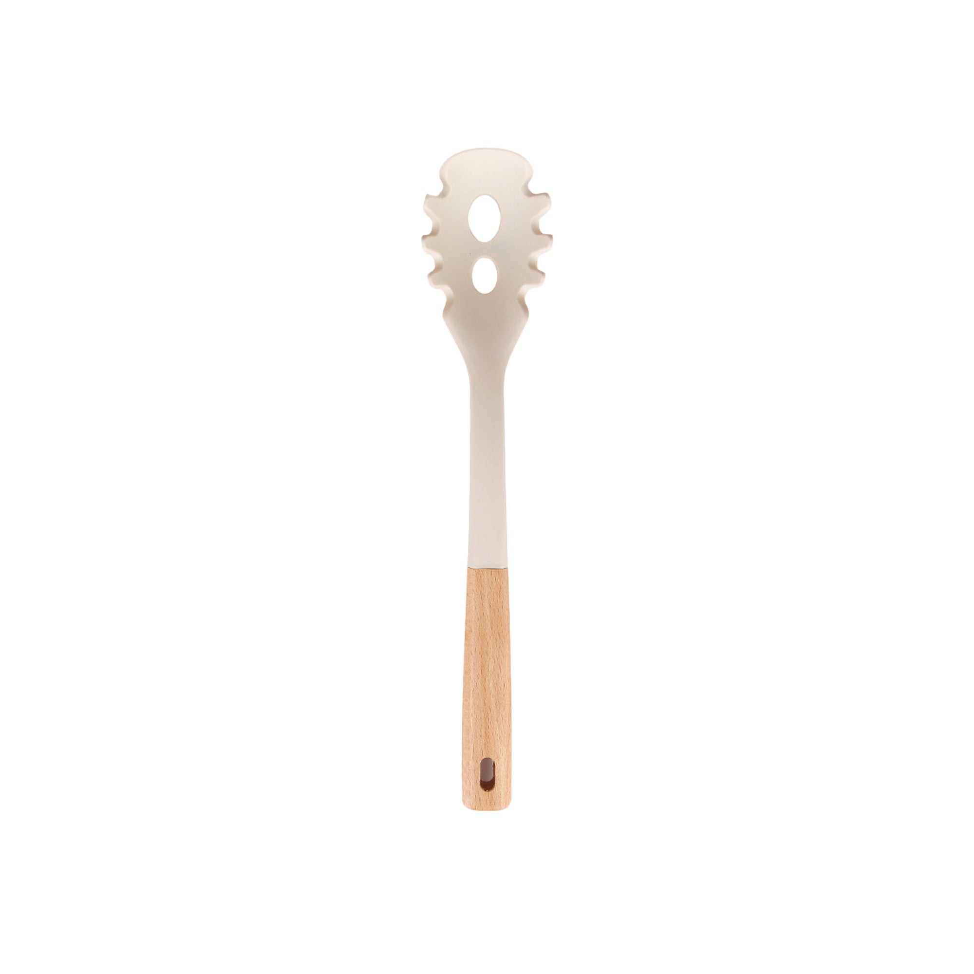 Wooden-Handled Silicone Kitchen Utensils For Non-Stick Pans